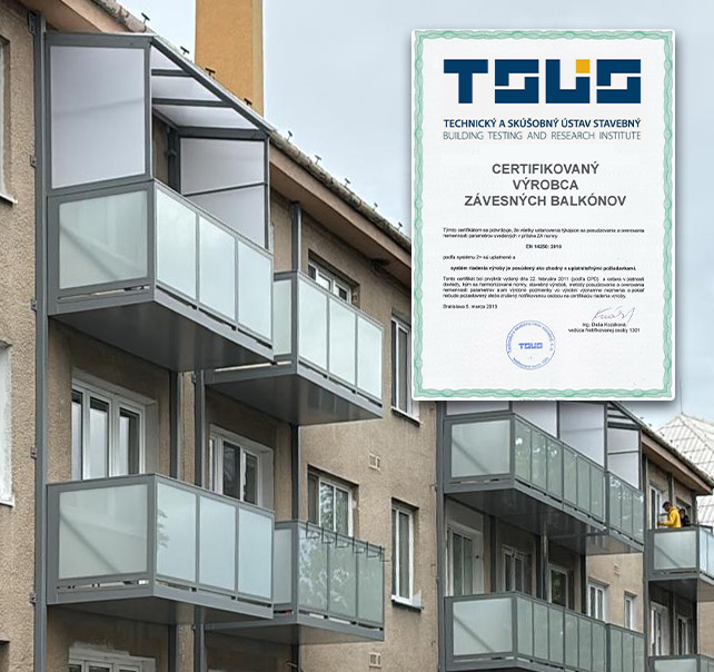 certifikované závesné konštrukcie